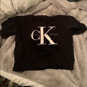 Calvin Klein Short Sleeve Sweatshirt
